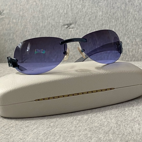 Authentic Chanel Rimless Sunglasses - Picture 2 of 16